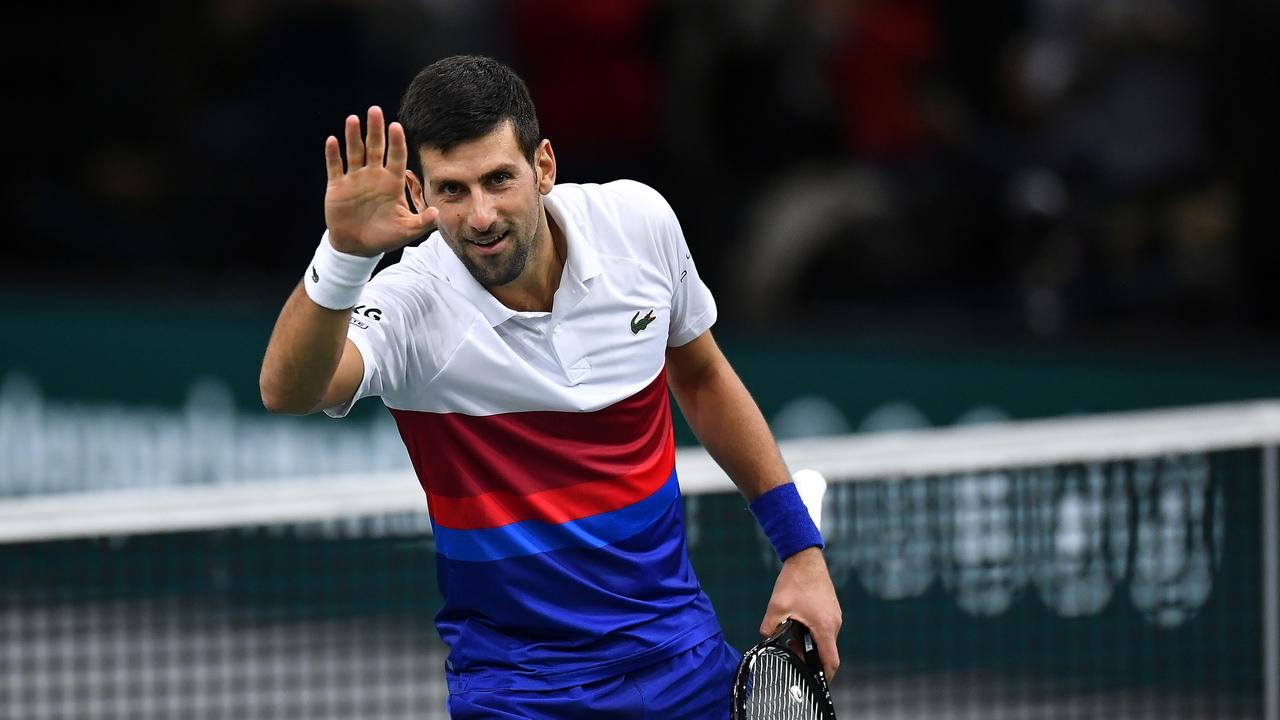 Novak Djokovic dari Serbia.  Foto oleh Aurelien Meunier/Getty Images
