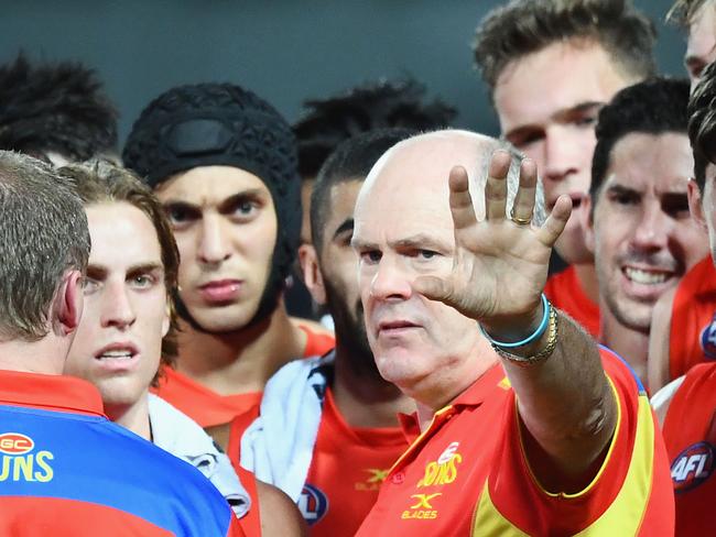 Eade points the way during his time at the Suns. Picture: Quinn Rooney/Getty Images