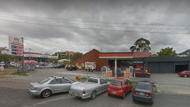 Zoe Zombori robbed the Shell service station at the corner of Anzac Ave and the Pacific Highway before it became a Westside Petroleum. Picture: Google