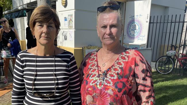 Pensioners Alana Hall and Julie Core attend aqua aerobics three times a week. If they attended these classes at The Strand with the rollout of parking meters, it would each cost them $48 extra each month in parking fees.