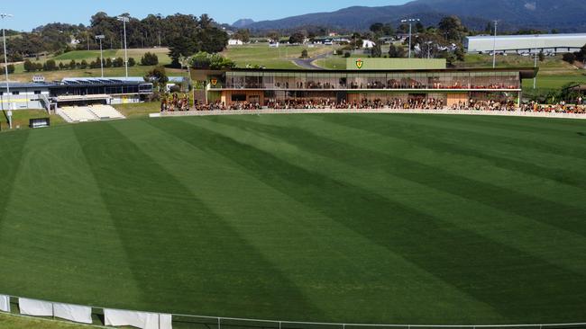 Kingborough Council's vision for Tasmania's AFL High Performance Centre at the Twin Ovals. Picture Kingborough Council