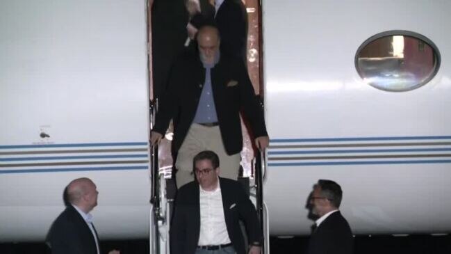 American Prisoners Freed By Iran Arrive In US | News.com.au — Australia ...