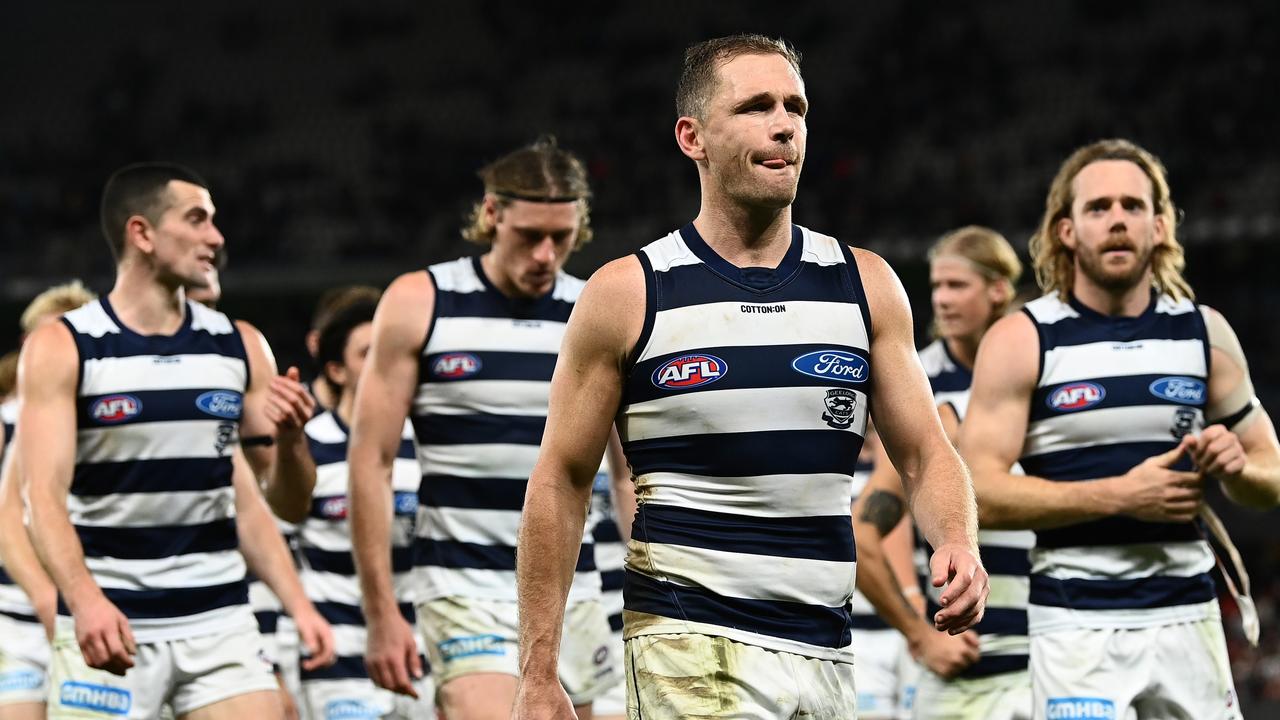 Geelong have won 10 in a row in 2022. Picture: Quinn Rooney/Getty Images