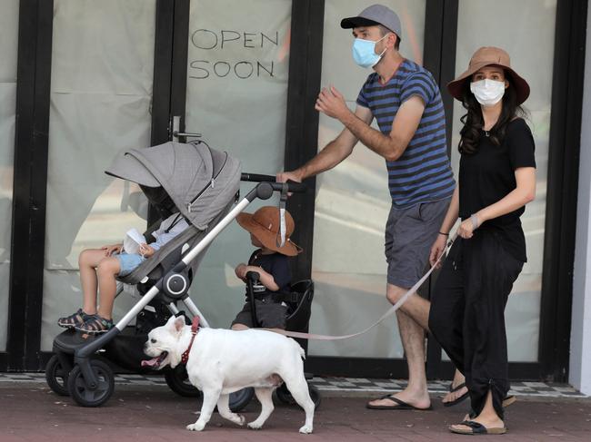 Masks will come off this weekend. Picture: NCA NewsWire/Philip Gostelow