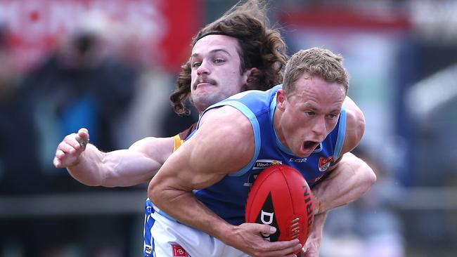 BFL Qualifying Final: Drysdale v Barwon Heads. No 37. Cameron Brauer for Barwon Heads.