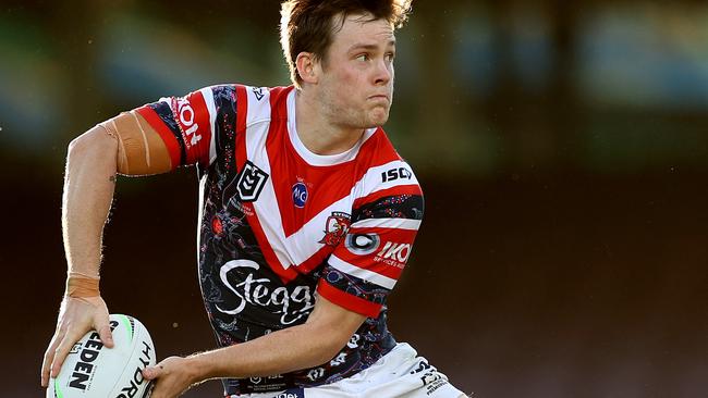 Luke Keary in action for the Roosters. Picture: Phil Hillyard