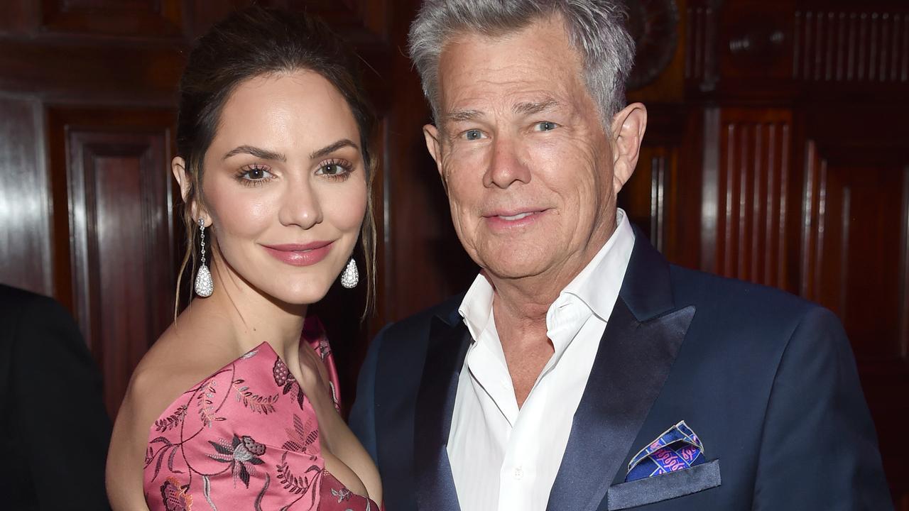 Actress/singer Katharine McPhee and husband David Foster are expecting their first child together. Picture: Dimitrios Kambouris/Getty Images for Breast Cancer Research Foundation