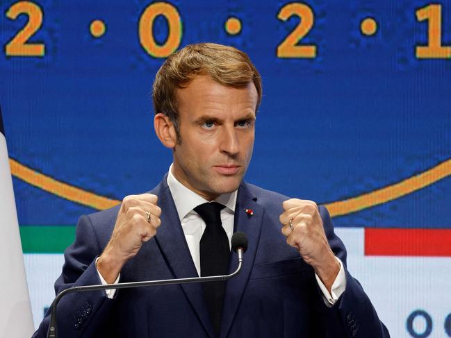 French President Emmanuel Macron. Picture: AFP