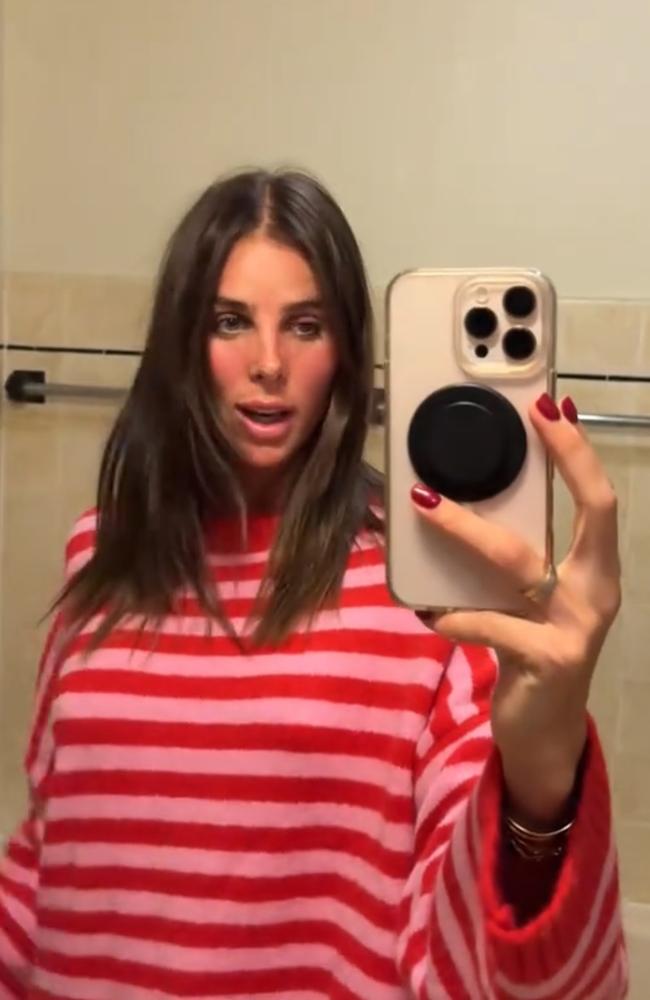 Clinton has been showing off the results after using the products in secret for 5 months. Picture: TikTok/IndyClinton