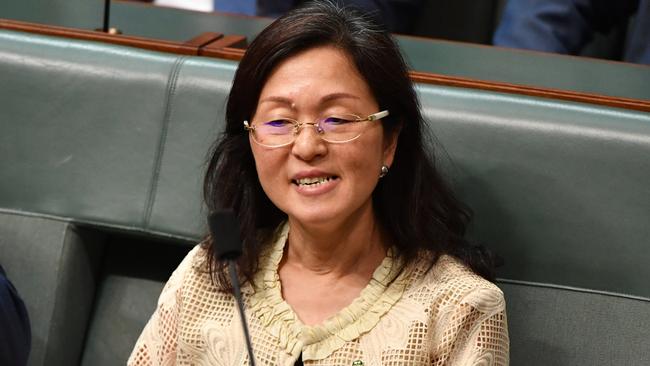 Liberal member Gladys Liu is holding on in Chisholm. Picture: AAP Image