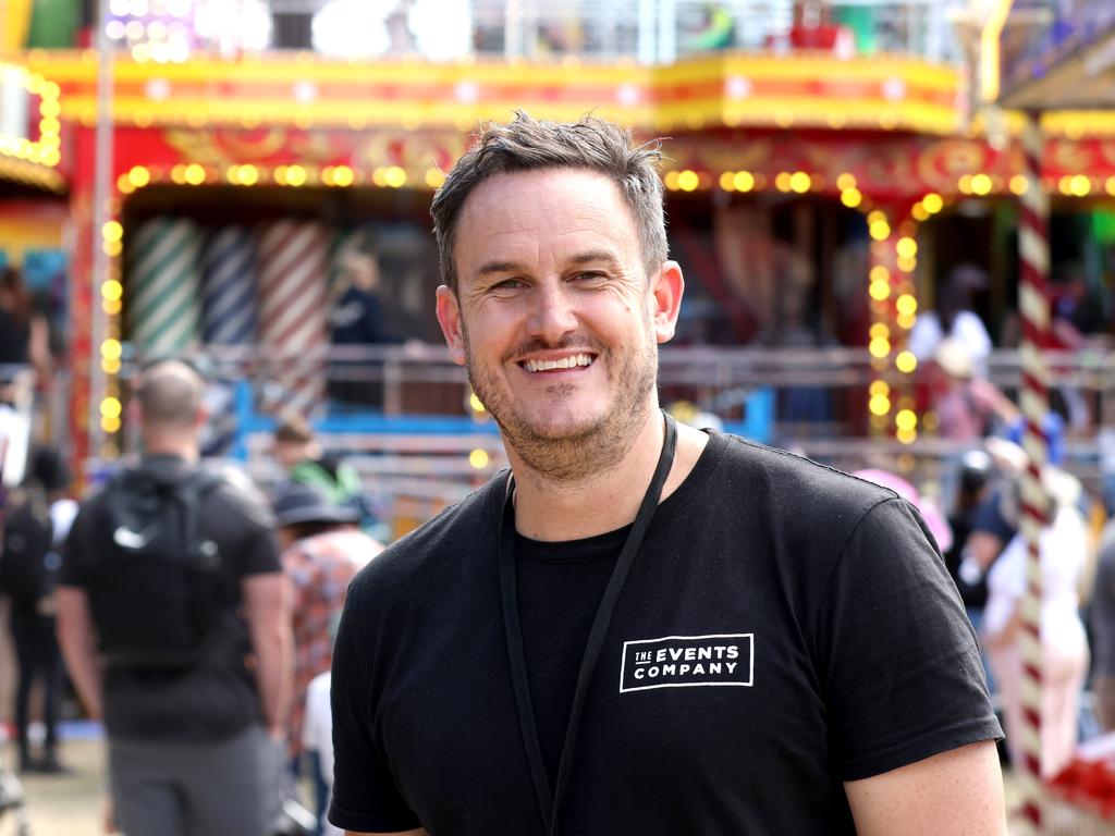 Showie Trent Woodall said he was stoked to be back at the Ekka. Photo Steve Pohlner