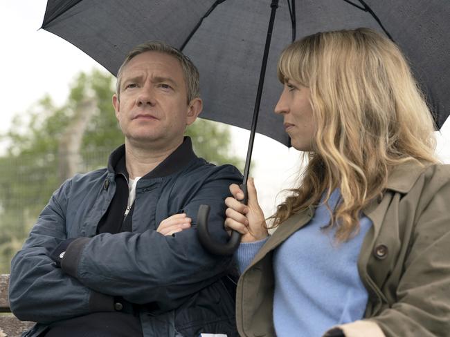 Martin Freeman and Daisy Haggard in Breeders.