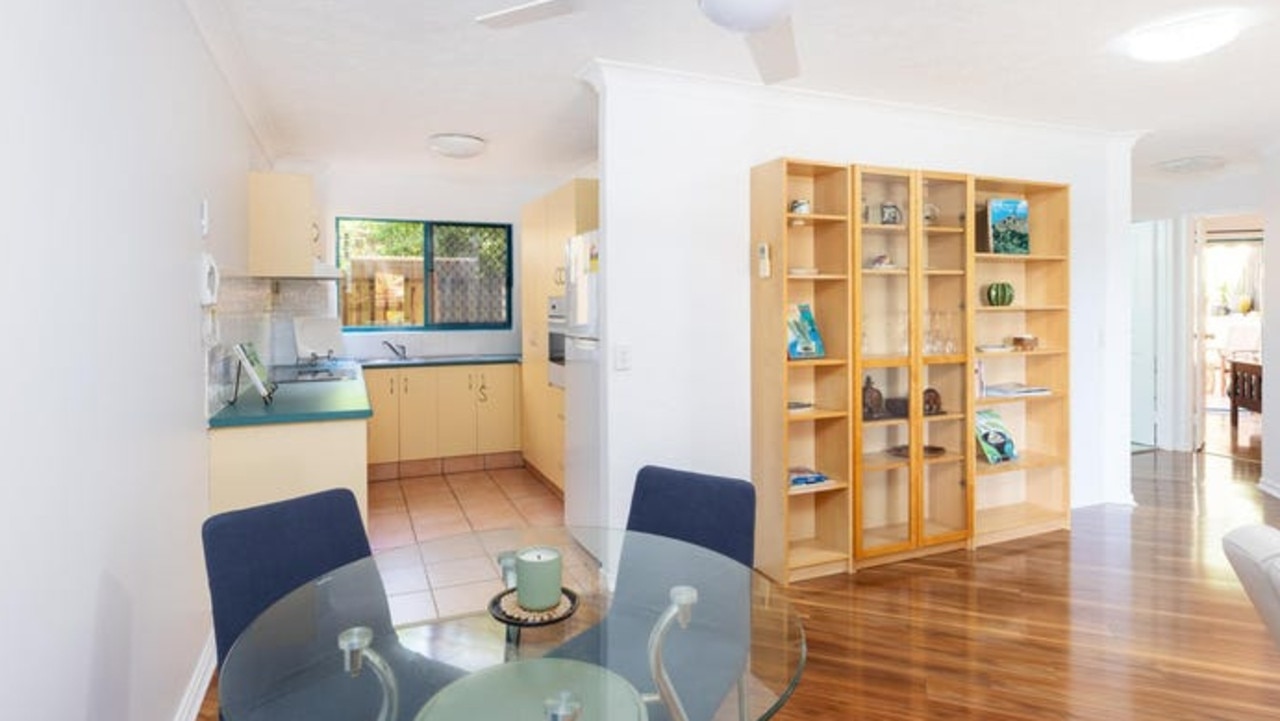 Before - the unit has two bedrooms and two bathrooms