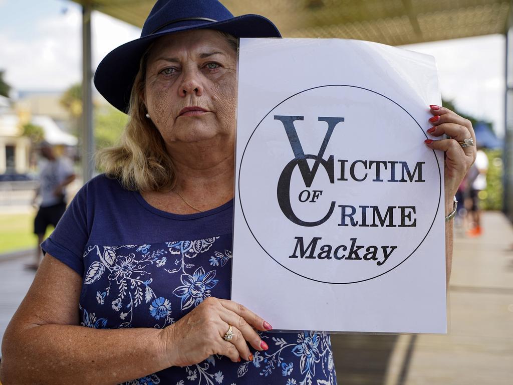 Victim of Crime Mackay Facebook page founder Carolyn Quabba says she spent three months following the assault in her own home wondering what she could do about the youth crime issue. That is how she came up with the Victim of Crime Mackay Facebook page. Picture: Heidi Petith