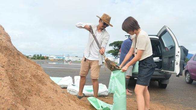 Townsville residents prepare for more wild weather. Picture: NewsWire / Scott Radford-Chisholm