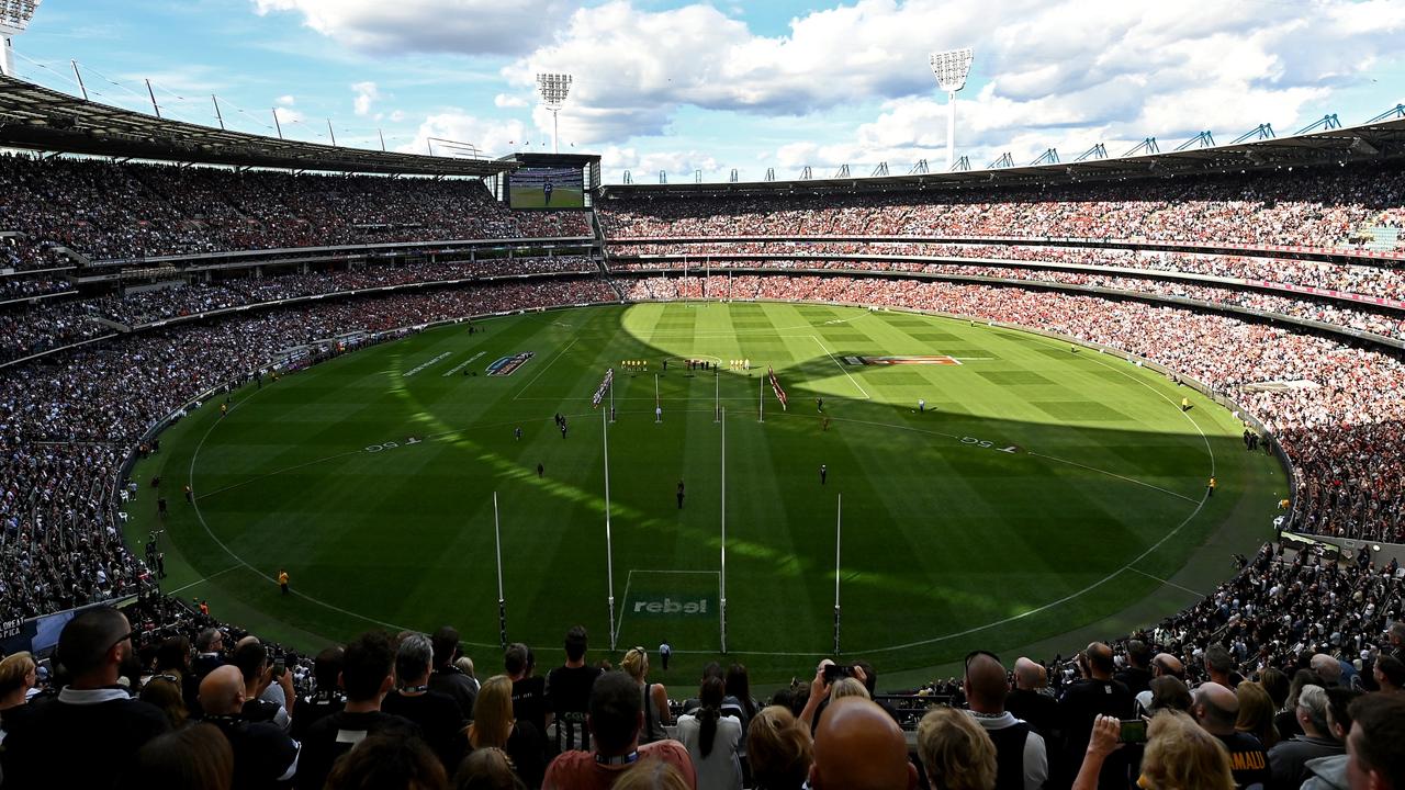 collingwood carlton 2022 attendance clipart