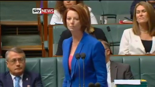 Julia Gillard Accuses Tony Abbott Of Sexism