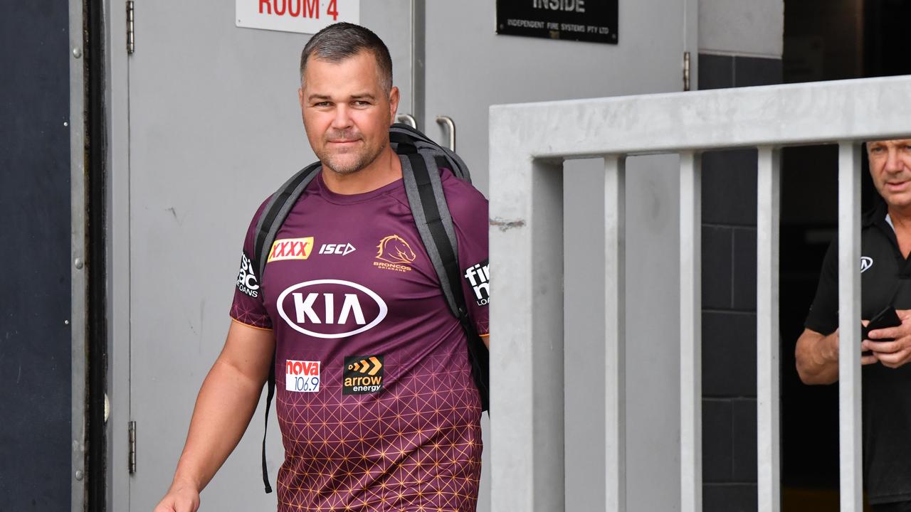 The Broncos unravelled under Seibold’s watch. Picture: AAP/Darren England