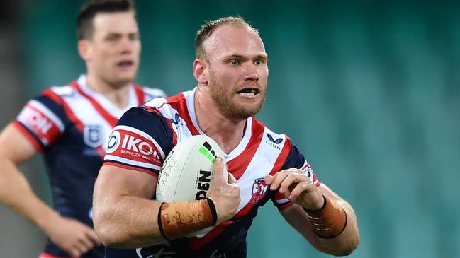 Matt Lodge has been a powerhouse up front for the Roosters. Picture: NRL Imagery