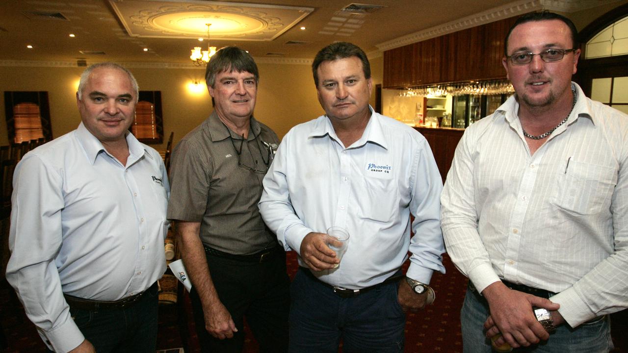 Paul Marek (Phoenix Group), Neil Lethlean (Capricorn Enterprise), Scott Moore (Phoenix Group) and Adrian Hindley (Phoenix Group). Photo Sharyn O'Neill / The Morning Bulletin