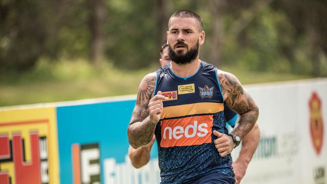 Nathan Peats is among the fittest players at Parkwood. Picture: Gold Coast Titans