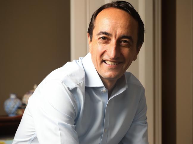 Dave Sharma MP for Wentworth at home in Centennial Park.