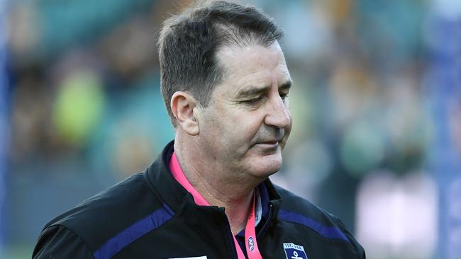 Scoring is an issue for Freo and Ross Lyon. Picture: AAP