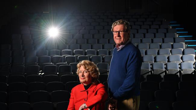 John Townend (right) has been lobbying for the theatre upgrade.