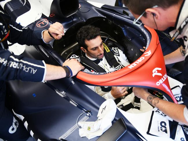 Daniel Ricciardo was not happy after the Sao Paulo Grand Prix. Picture: Rudy Carezzevoli/Getty Images