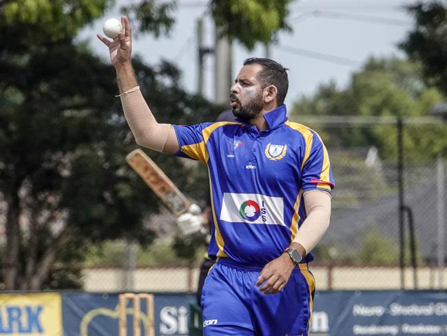 Sohail Sadiq playing for Noble Park. Picture: Valeriu Campan
