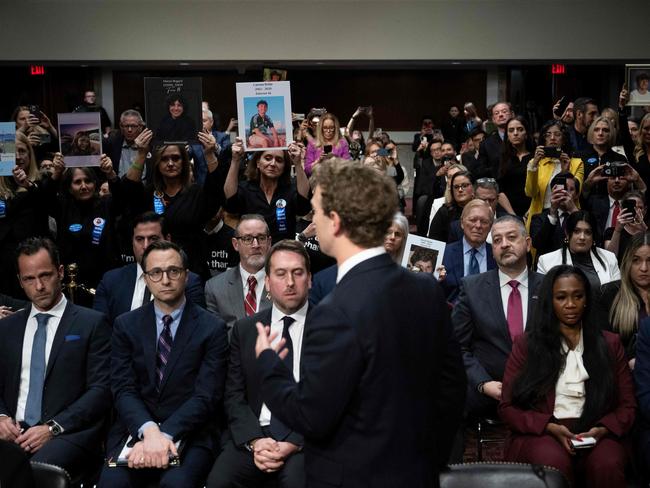 Zuckerberg speaks to parents who have been working with Harry and Meghan. Picture: AFP