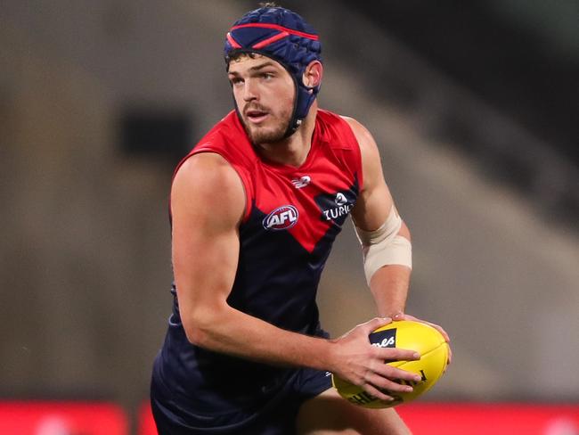 Angus Brayshaw is set to be pushed out to a wing against the Magpies.