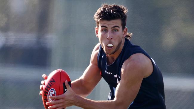 Nick Daicos is set to join Collingwood as a father-son this year. Picture: Michael Klein