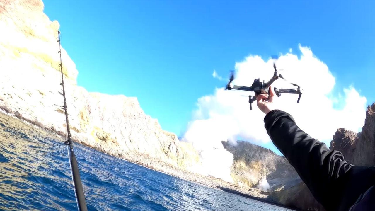 Mr Mackley has he’s filmed dozens of volcanoes around the world. Picture: Geoff Mackley/ GWN