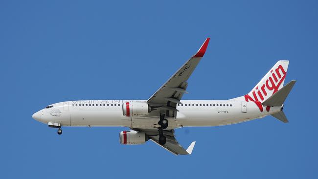 The government believes another airline would take Virgin’s place in the domestic market if it failed. Picture: Brendan Radke