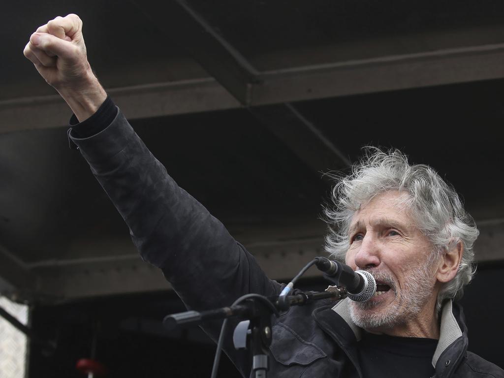 Former Pink Floyd bass player Roger Waters maintains the rage. Picture: AP