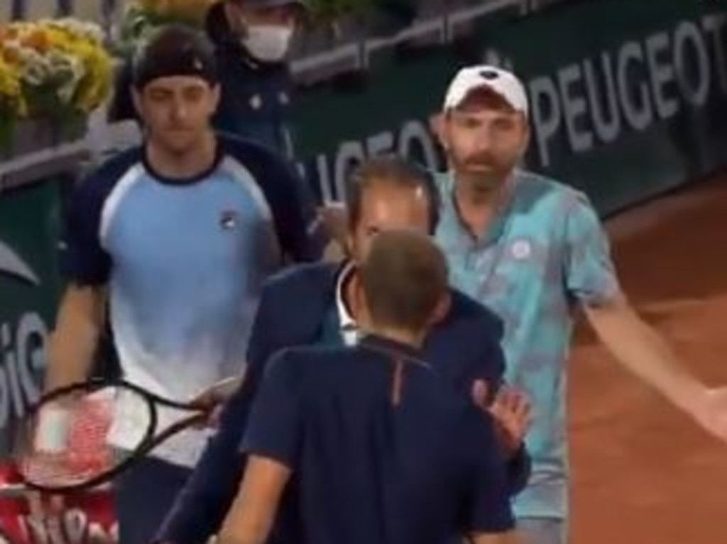 Dan Evans was absolutely furious.