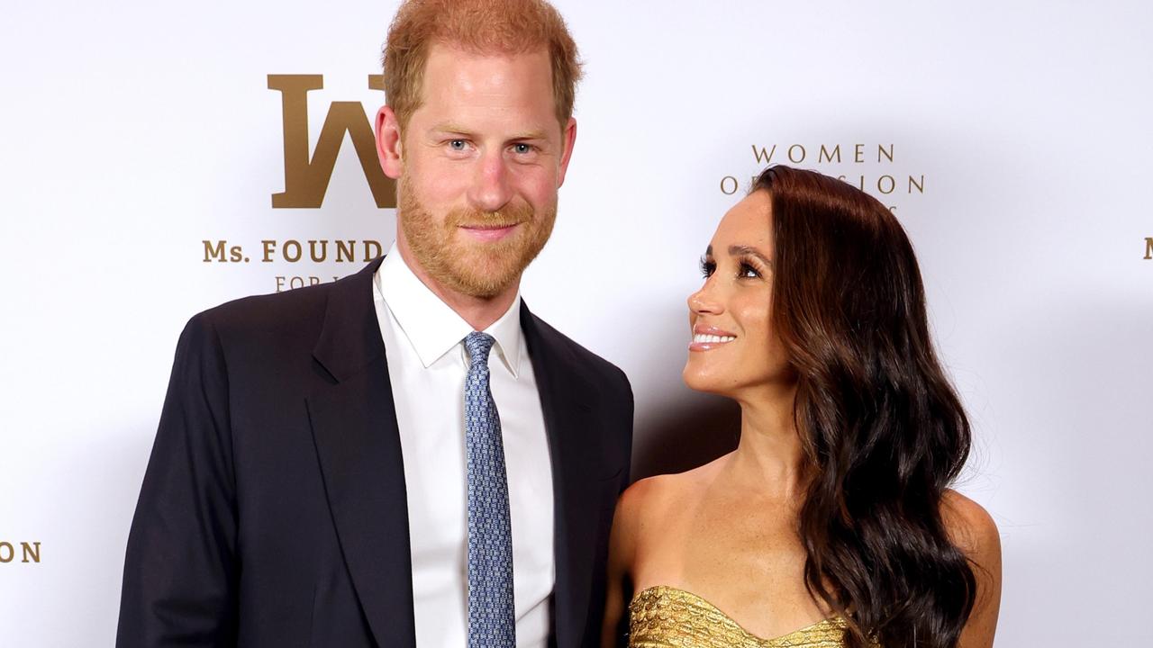 Prince Harry, Duke of Sussex and Meghan, The Duchess of Sussex attend the Ms. Foundation Women of Vision Awards in New York City on Tuesday. Picture: Kevin Mazur/Getty Images Ms. Foundation for Women