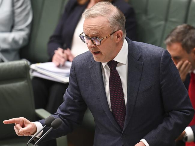 CANBERRA, AUSTRALIA, NewsWire Photos. NOVEMBER 27, 2023: The Prime Minister, Anthony Albanese during Question Time at Parliament House in Canberra. Picture: NCA NewsWire / Martin Ollman