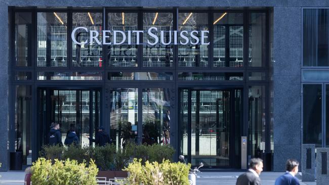 Former Credit Suisse boss John Wylie has paid tribute to some of the bank’s early founders in Australia following its $4.5bn takeover by staunch rival UBS. Picture: Arnd Wiegmann/Getty Images