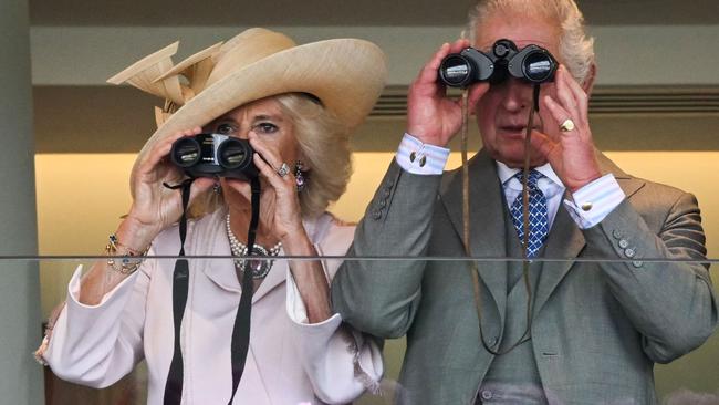 Queen Camilla and King Charles III are keen racegoers. Pictured on the second day of the Royal Ascot last June 21. Photo: AFP