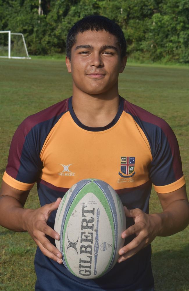 Luke Aiken has been identified as a player to watch for his Sunshine Coast Grammar rugby union team in 2022. Picture: Eddie Franklin