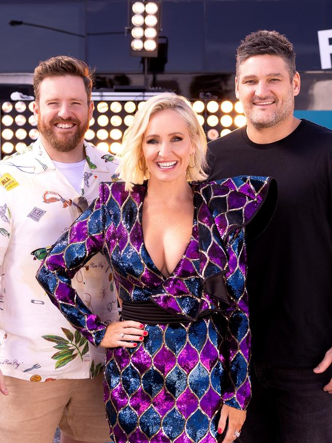 Fifi was trolled online over this dress. Picture: Supplied/Fox FM.