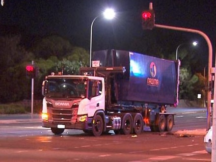 Woman dies in hospital after being hit by garbage truck