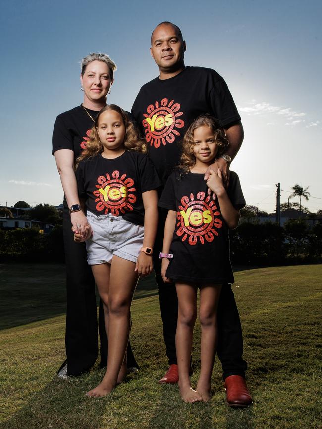 Former Morningside councillor Kara Cook with husband and Barrister Josh Creamer with their daughters Rita 6, and Eden 9.