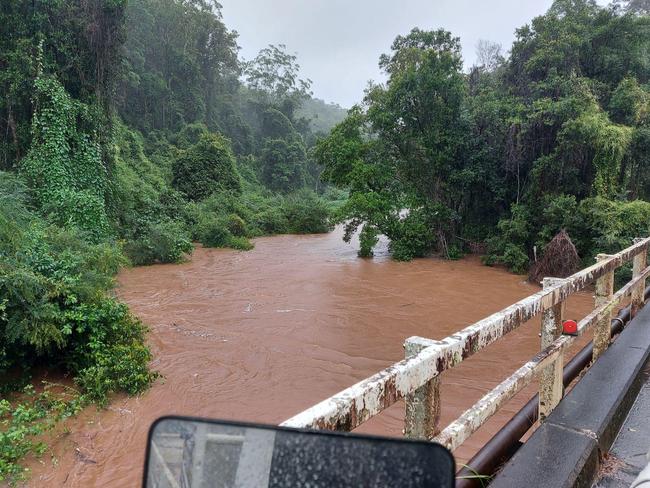 Residents have been told not to drive through floodwaters. Picture: Facebook/LismoreApp