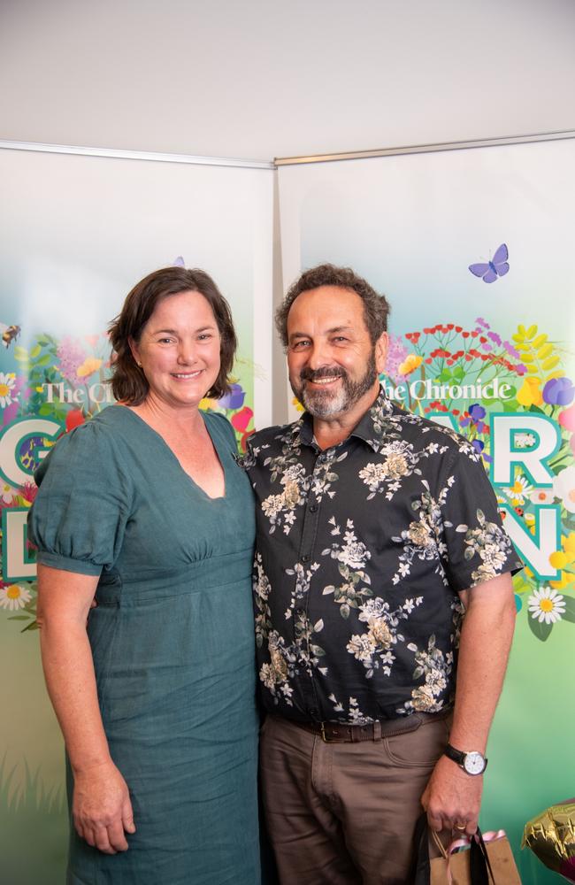Amanda and Peter Roberts.Chronicle Garden Competition, awards presentation at Oaks Toowoomba Hotel.Thursday September 14, 2023