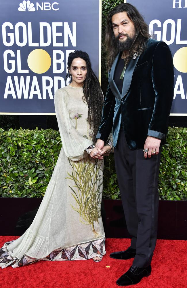 Lisa Bonet and Jason Momoa. Picture: Frazer Harrison/Getty Images
