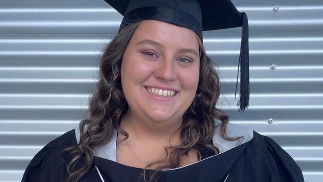 Anneke Harries graduated from the University of the Sunshine Coast in 2022. Picture: supplied.