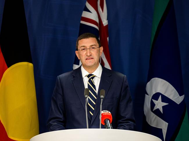 Julian Leeser, the opposition’s spokesman for Indigenous Affairs, resigned from the Liberal Party front bench. Picture: Ben Symons/NCA NewsWire